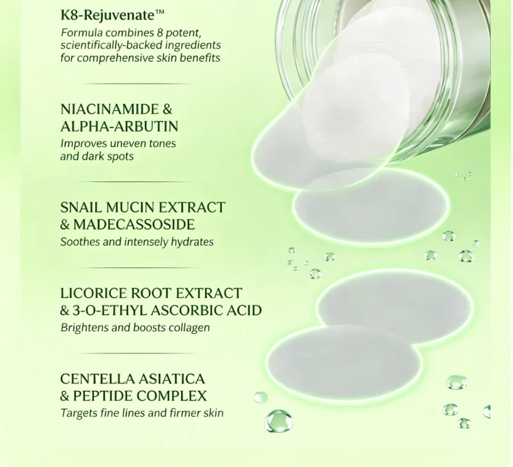 Snail Peptide Toning Polish Pads